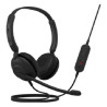 Jabra Evolve - 10 - Handset - USB-A - Leatherettes - Negro - 2699-820-109