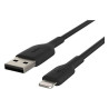 Belkin BoostCharge - Cable Lightning - Lightning macho a USB macho - 2 m - negro