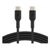 Belkin BoostCharge - Cable USB - 24 pin USB-C (M) a 24 pin USB-C (M) - 1 m - negro