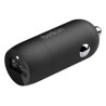 Belkin - Adaptador de corriente para el coche - 20 vatios - Fast Charge (24 pin USB-C) - negro