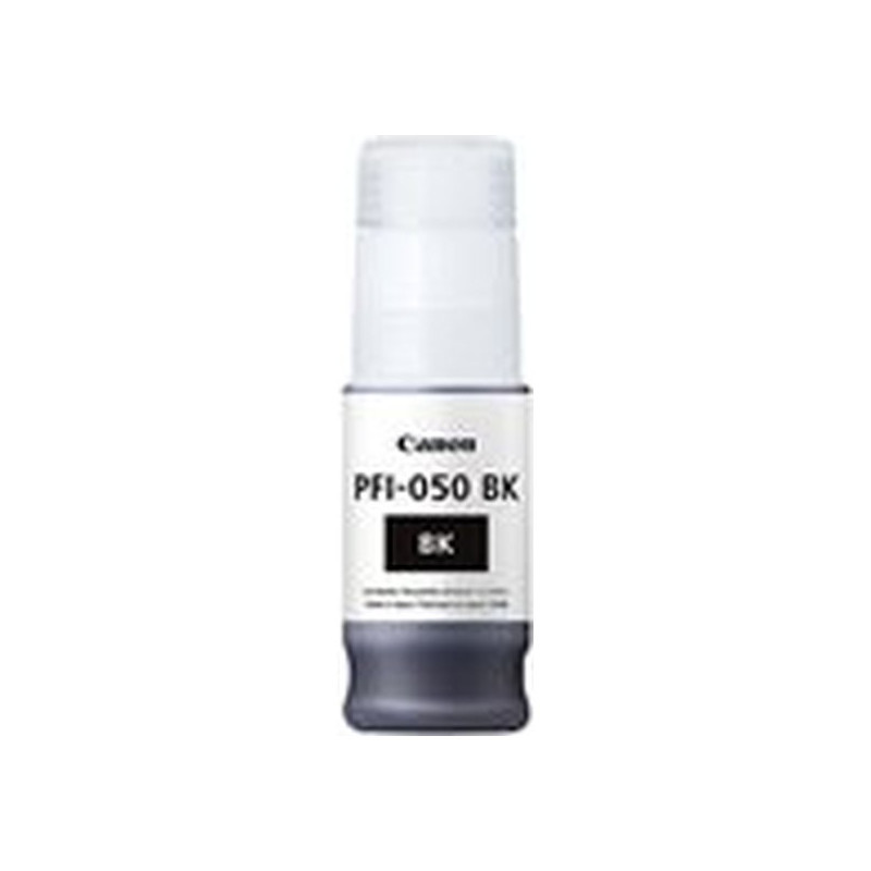 Canon PFI-050BK - 70 ml - negro - original - depósito de tinta - para imagePROGRAF TC-20, TC-20M, TC-21, TC-21M
