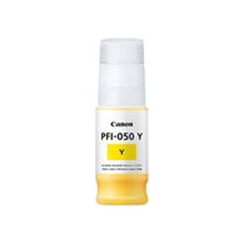 Canon PFI-050Y - 70 ml - amarillo - original - depósito de tinta - para imagePROGRAF TC-20, TC-20M, TC-21, TC-21M