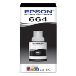Epson T664 - 70 ml - negro - recarga de tinta - para Epson L110, L200, L310, L380, L395, L495, L575, L606, L655, L656, L1300, L1