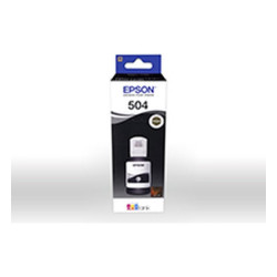 Epson 504 - 127 ml - negro - original - recarga de tinta - para EcoTank L4150, L4160, L4260, L6161, L6171, L6191, L6270; EcoTank