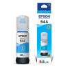 Epson 544 - 65 ml - cián - original - recarga de tinta - para EcoTank L1110, L1210, L3110, L3150, L3210, L3250, L3260, L5290