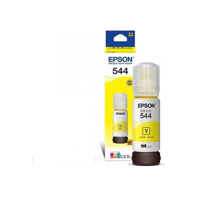 Epson 544 - 65 ml - amarillo - original - recarga de tinta - para EcoTank L1110, L1210, L3110, L3150, L3210, L3250, L3260, L5290