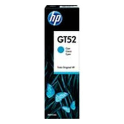 HP GT52 - 70 ml - cián - original - recarga de tinta - para HP 11X, 31X; Deskjet GT 58XX; Smart Tank 500, 51X, 530, 6001, 615, 7