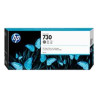 HP 730 - 300 ml - gran capacidad - gris - original - DesignJet - cartucho de tinta - para DesignJet SD Pro MFP, T1600, T1600dr, 