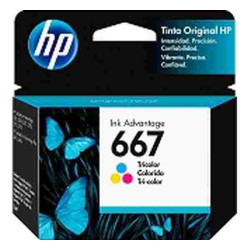 HP - 667 - Ink cartridge - Tricolor - 3YM78AL