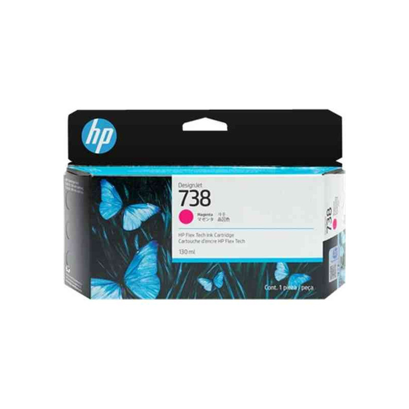 HP - 738 - Ink cartridge - Magenta - 130 ml