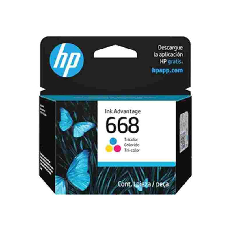 HP - 668 - Ink cartridge - Tri-color Original Ink Advanta