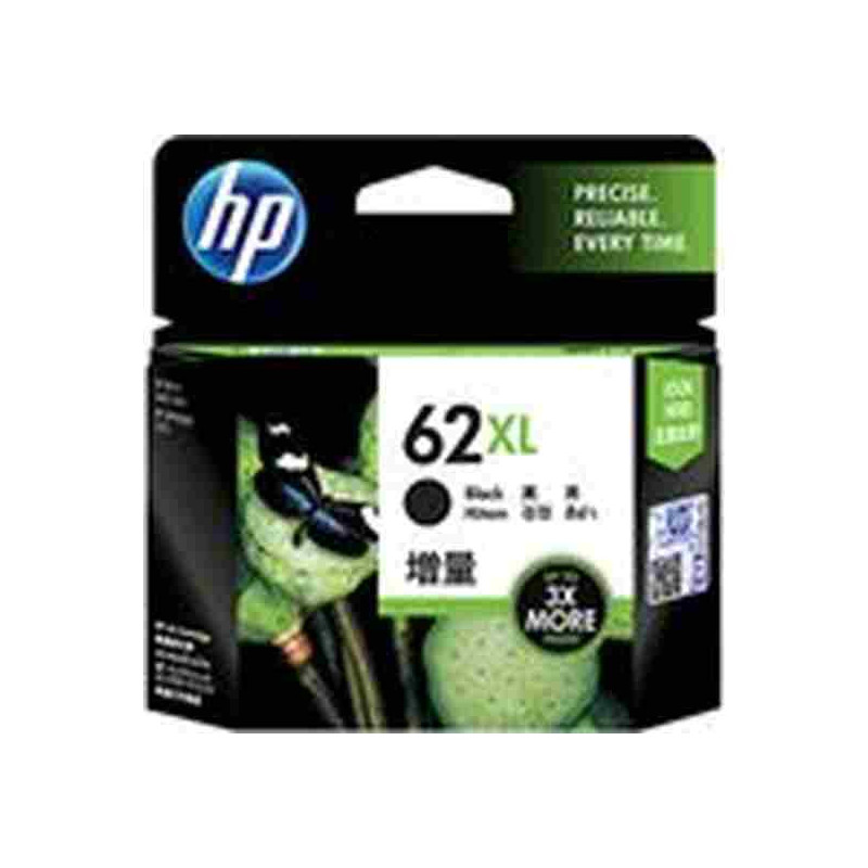 HP 62XL - 12 ml - Alto rendimiento - negro - original - cartucho de tinta - para ENVY 55XX, 56XX, 76XX; Officejet 200, 250, 57XX