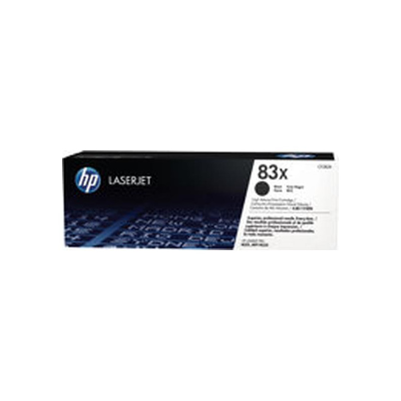HP 83X - Alto rendimiento - negro - original - LaserJet - cartucho de tóner (CF283X) - para LaserJet Pro M201, M202, MFP M225