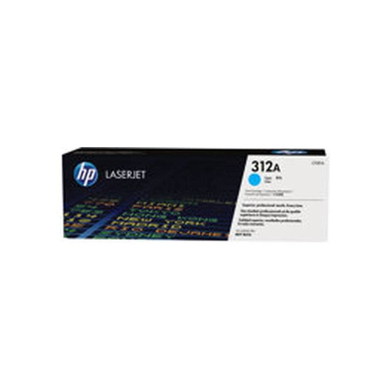 HP 312A - Cián - original - LaserJet - cartucho de tóner (CF381A) - para Color LaserJet Pro MFP M476dn, MFP M476dw, MFP M476nw