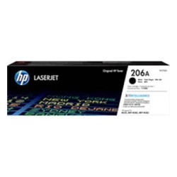 HP 206A - Negro - original - LaserJet - cartucho de tóner (W2110A) - para Color LaserJet Pro M255, M283, MFP M282, MFP M283