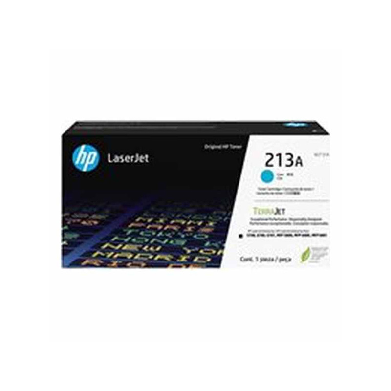 HP 213A - Cián - original - LaserJet - cartucho de tóner (W2131A) - para Color LaserJet Enterprise 5700dn, 6700dn, MFP 5800dn, M