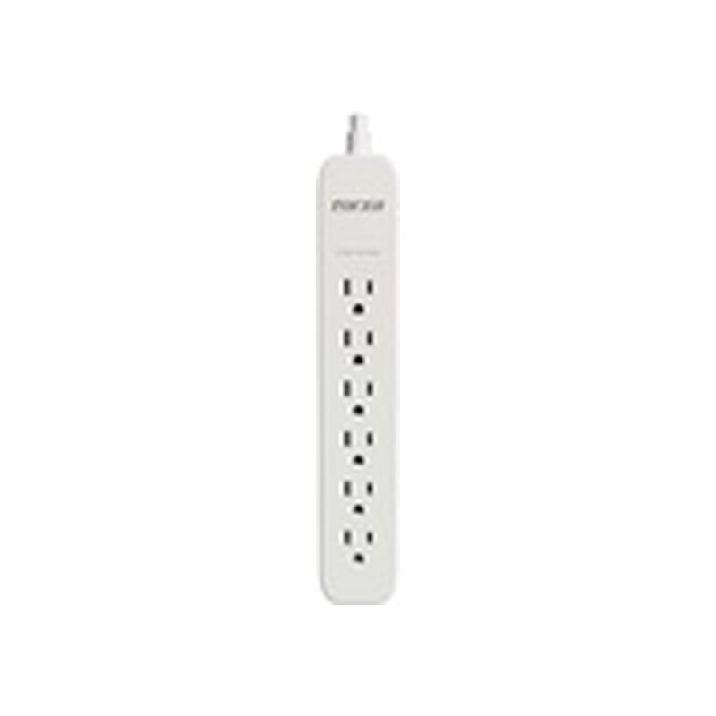 Forza - Surge protector - AC 110/220 V - 6 Tomas de Corriente - NEMA 1.5FT 500J WH