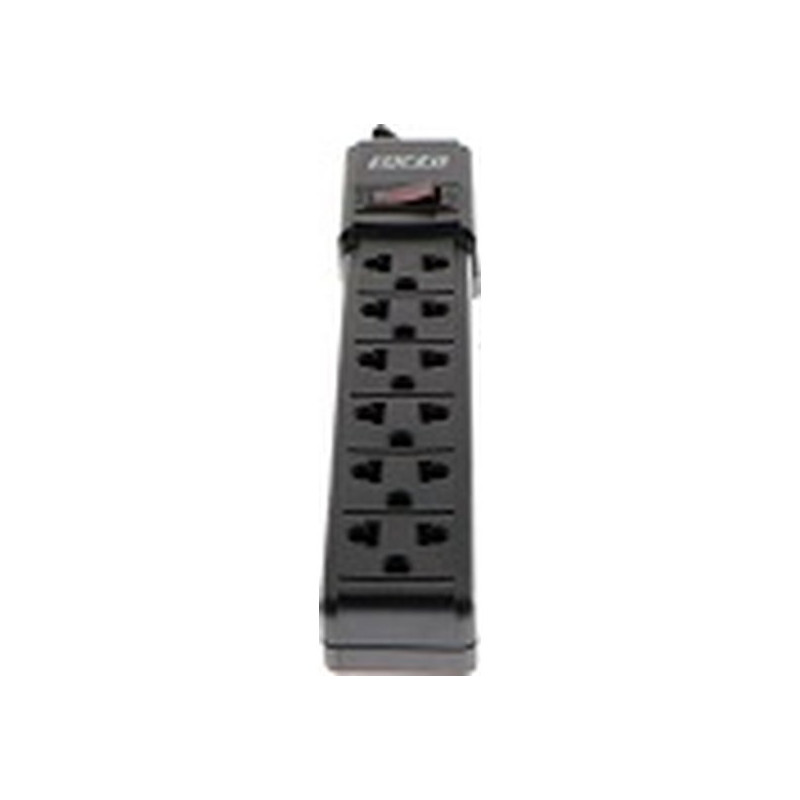 Forza  -  PS Series PS-001B - Banda de potencia - CA 120-220 V - conectores de salida: 6 - negro