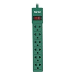 Forza - Power strip - AC 110/220 V - 6 Tomas de Corriente - Green