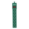 Forza - Power strip - AC 110/220 V - 6 Tomas de Corriente - Green