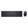 Dell Pro Keyboard and Mouse KM5221W - Juego de teclado y ratón - inalámbrico - 2.4 GHz - QWERTY - EE. UU. - negro - para Chromeb