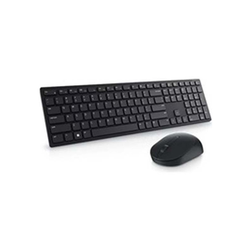 Dell - Keyboard and mouse set - Spanish - Wireless - KM5221W (Brown Box)