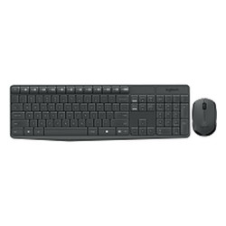 Logitech - Juego de teclado y ratón - MK235 - Español - Inalámbrico - USB - Negro