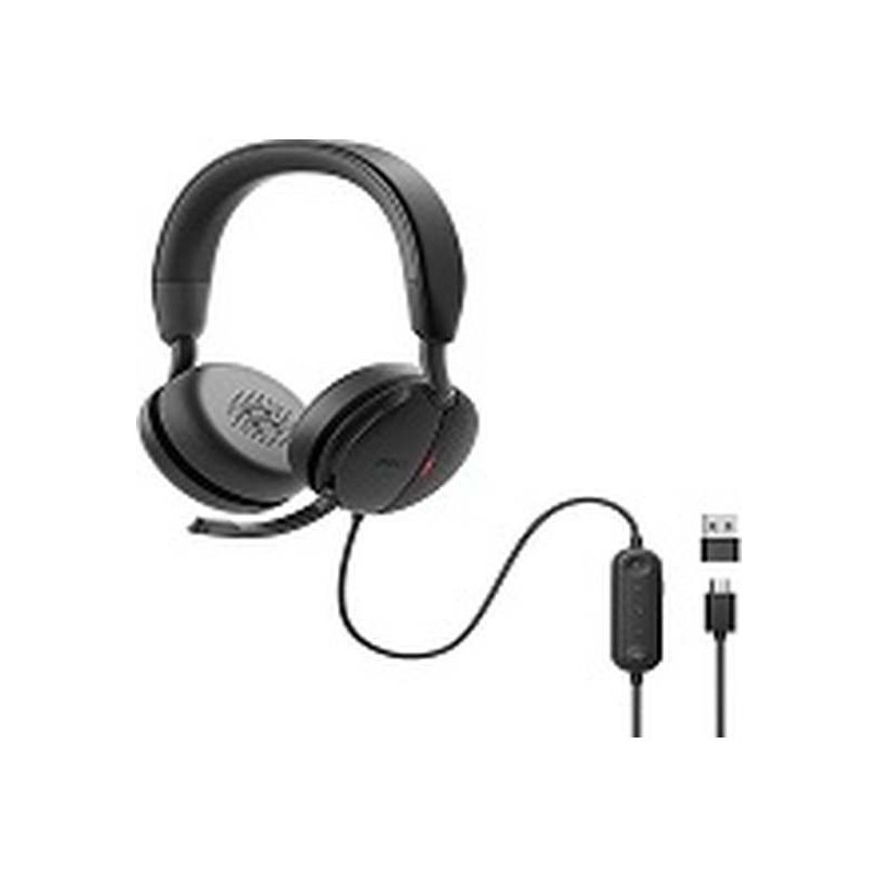 Dell - WH5024-DWW - Headset - Wired - USB-C - Black