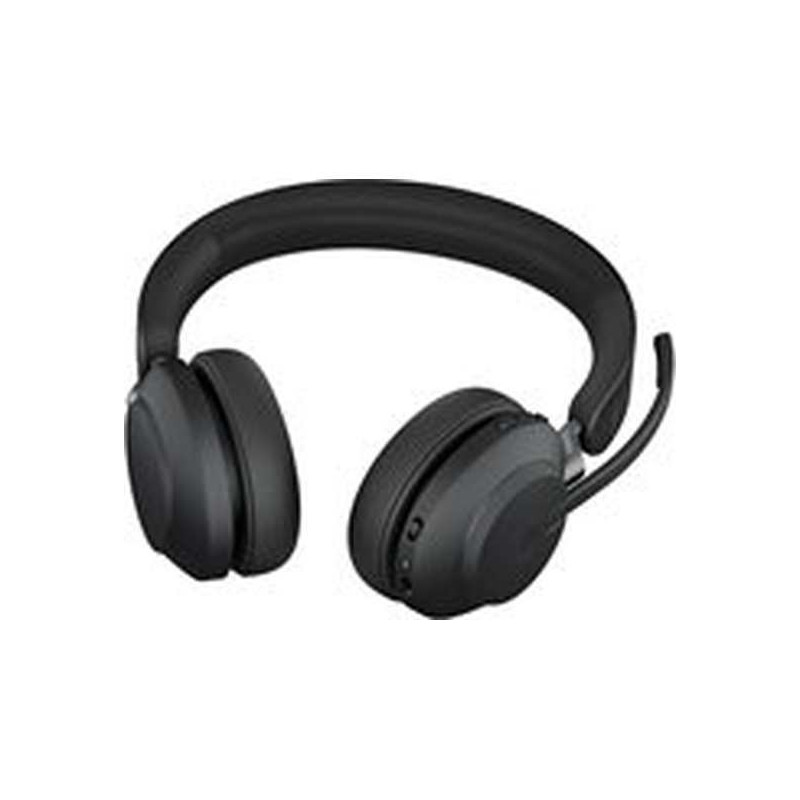 Jabra Evolve2 65 UC Stereo - Auricular - en oreja - Bluetooth - inalámbrico - USB-A - aislamiento de ruido - negro