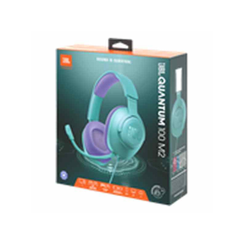 JBL Quantum - Headphones - Wireless - JBLQTUM100M2CYNAM