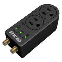 Forza Power Technologies - Automatic voltage regulator - Forza Voltage Protector FVP-0200C Coaxial 2 Out 110V US Plug