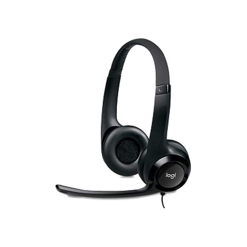 Logitech USB Headset H390 - Auricular - en oreja - cableado - USB