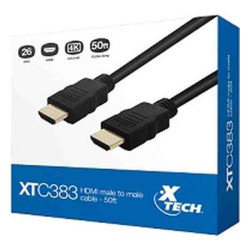 Xtech - Video / audio cable - HDMI - HDMI - 50ft-m/m-XTC-383