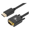 Xtech - DisplayPort / VGA Cable - Black - XTC-377