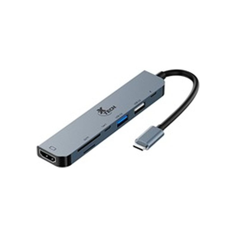 Xtech - Hub - 7 puertos - USB-C® 7-in-1 XTC-571
