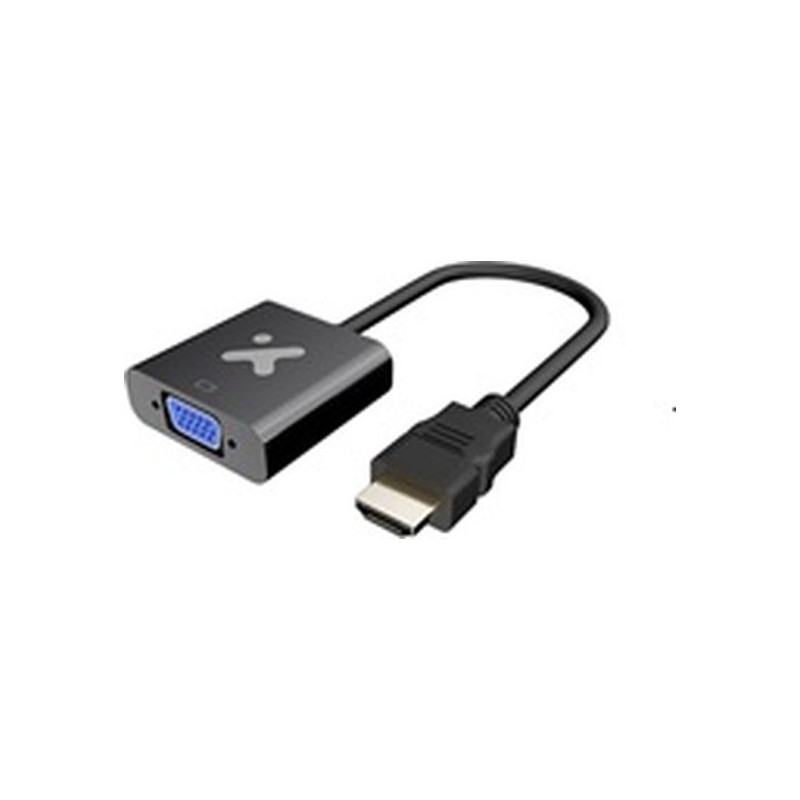 Xtech - Video adapter - 19 pin HDMI Type A - VGA - Black - XTC-384