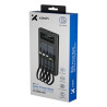 Xtech XPB-100 - Solar Power Bank - 24 pin USB-C / 4 pin USB Type A / 5 pin Micro-USB Type A - 24 pin USB-C / 4 pin USB Type A / 
