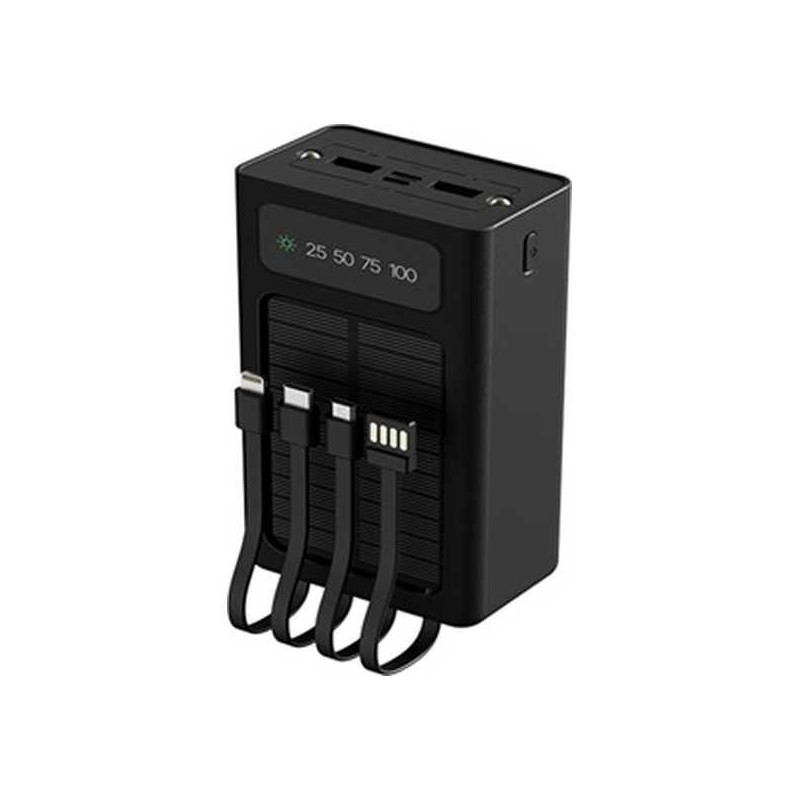 Xtech XPB-300 - Solar Power Bank - 24 pin USB-C / 4 pin USB Type A / 5 pin Micro-USB Type A - 24 pin USB-C / 4 pin USB Type A / 