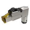 Nexxt Solutions Infrastructure - Modular Plug Termination Link - Cat6A - Packaged Quantity: 1 - 90 grados