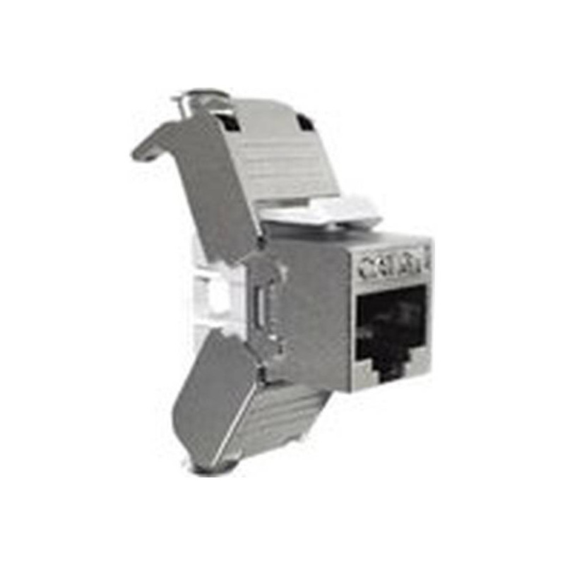 Nexxt - Inserto modular - CAT 6a - STP - RJ-45 - plata