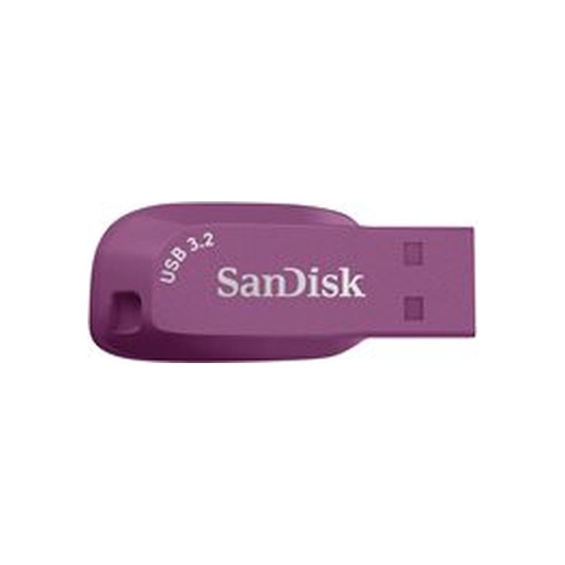 SanDisk Ultra Shift - Unidad flash USB - 128 GB - USB 3.2 Gen 1 - orquídea Cattleya
