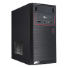 Xtech - Desktop - Micro ATX - All black - pc case 600W ps logo