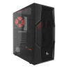 Xtech Gaming Series PHOBOS - Mid tower - ATX - panel lateral con ventana (cristal templado) - sin fuente de alimentación (ATX) -