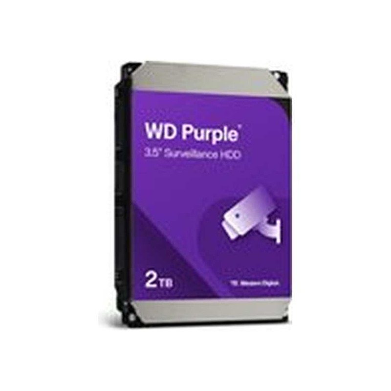 WD Purple Surveillance WD23PURZ - Disco duro - 2 TB - interno - 3.5" - SATA 6Gb/s - búfer: 64 MB