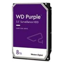 WD Purple WD85PURZ - Disco duro - 8 TB - interno - 3.5" - SATA 6Gb/s - 5640 rpm - búfer: 256 MB