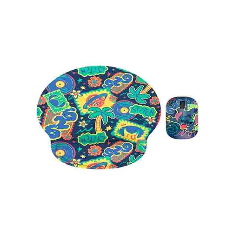 Xtech - XTM-DKT1ST - Mouse and mouse pad kit - 2.4 GHz - Wireless - Stitch KT1ST - Disney Stitch