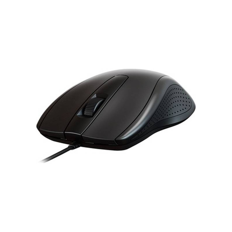 Xtech - XTM-206 - Mouse - USB - Wired - Black - Ambidextrous 3Button 1200 dpi