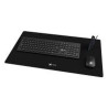 Xtech - MM Keyboard wls, mouse wls, mouse pad XL and USB 3.0 Hub Kit - Spanish - Wireless / Wired - 2.4 GHz / USB - Black - XTK-