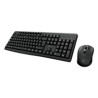 Xtech - Keyboard and mouse set - Wireless - Spanish - USB - Black - 2.4 GHz - Black XTK-311S