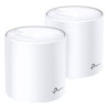 TP-LINK Deco X20 V2 - Sistema Wi-Fi - (2 enrutadores) - hasta 370 m² - malla 1GbE - Wi-Fi 6 - Doble banda